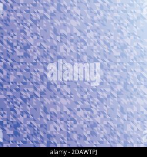 Abstraction blue background many small multicolored triangles - illustration Stock Vector
