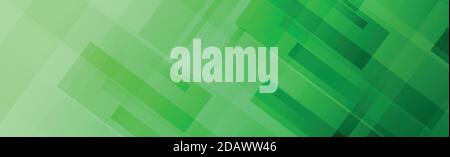 Abstraction background different rectangles green and white - illustration Stock Vector
