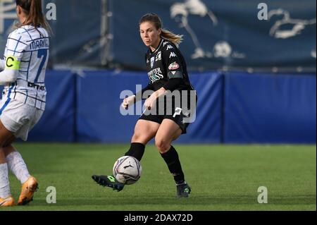 Empoli, Italy. 14th Nov, 2020. empoli, Italy, Monteboro stadium, 14 Nov 2020, Cecilia Prugna of Empoli FC in action during Empoli Ladies vs FC Internazionale - Italian football Serie A Women match - Credit: LM/Matteo Papini Credit: Matteo Papini/LPS/ZUMA Wire/Alamy Live News Stock Photo