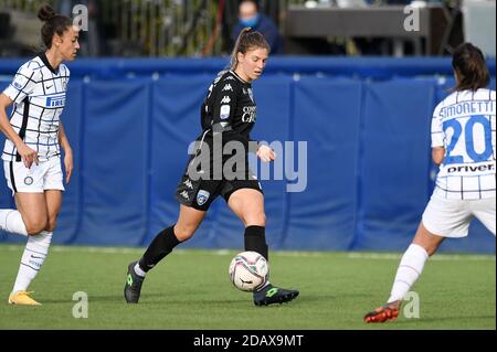 Empoli, Italy. 14th Nov, 2020. empoli, Italy, Monteboro stadium, 14 Nov 2020, Cecilia Prugna of Empoli FC in action during Empoli Ladies vs FC Internazionale - Italian football Serie A Women match - Credit: LM/Matteo Papini Credit: Matteo Papini/LPS/ZUMA Wire/Alamy Live News Stock Photo