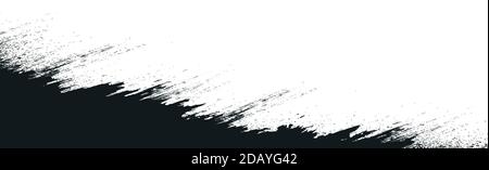 Grunge black and white panoramic background - Vector illustration Stock Vector
