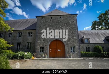 Illustration picture shows the 'Abbaye Notre-Dame de Scourmont' abbey, Wednesday 20 May 2020, in Chimay. BELGA PHOTO VIRGINIE LEFOUR Stock Photo