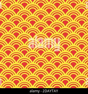 overlapping circles pattern vector illustration Stock Vector