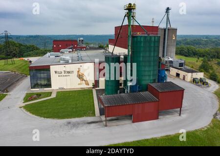 Wild Turkey Bourbon Distillery, Lawrenceburg, Kentucky, USA Stock Photo