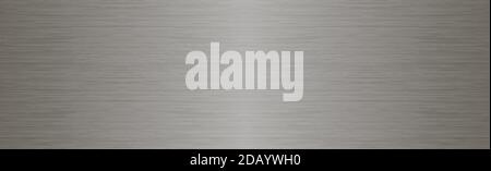 Texture panorama of silver metal with reflection Stock Vector