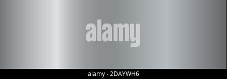 Texture panorama of silver metal with reflection Stock Vector