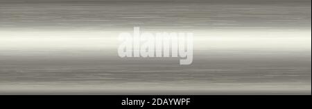 Texture panorama of silver metal with reflection Stock Vector
