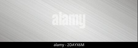 Texture panorama of silver metal with reflection Stock Vector