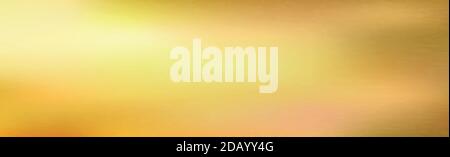 Golden metal panorama texture with reflection Stock Vector