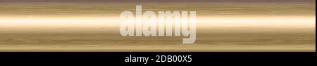 Golden metal panorama texture with reflection Stock Vector