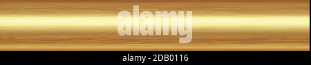Golden metal panorama texture with reflection Stock Vector