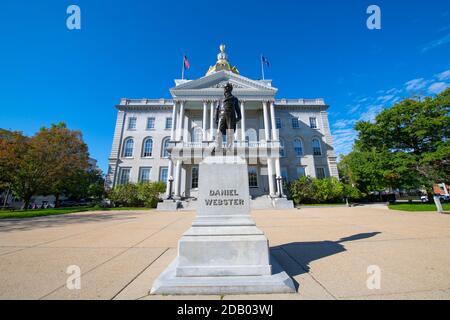 New Hampshire State House, Concord, New Hampshire, USA. New Hampshire State House is the nation's oldest state house, built in 1816 - 1819. Stock Photo