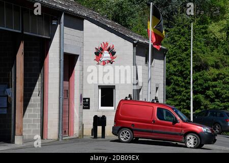 Illustration picture shows the firefighter station in Houffalize, Monday 01 June 2020. BELGA PHOTO JOHN THYS Stock Photo