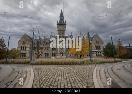 Beautiful shot of John H. Daniels Faculty building in the University of Toronto, Canada Stock Photo