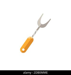 Grill Fork icon. Simple element from grill and barbecue collection. Creative Grill Fork icon for web design, templates, infographics and more Stock Vector