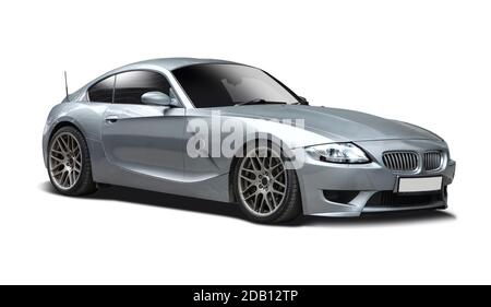 Sport coupe premium car isolated on white backgound Stock Photo