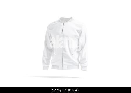 Download Blank White Bomber Jacket Mockup Front View Stock Photo Alamy