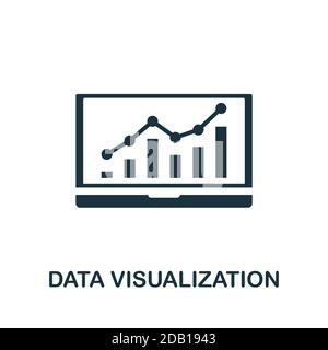 Data Visualization icon. Simple element from website development collection. Filled Data Visualization icon for templates, infographics and more Stock Vector