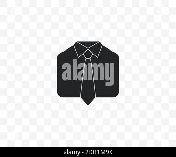 Tie, shirt, dress code icon. Vector illustration. Stock Vector