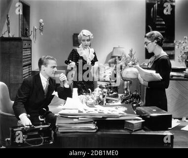 JAMES CAGNEY JOAN BLONDELL and RUBY KEELER in FOOTLIGHT PARADE 1933 director LLOYD BACON  musical numbers created and directed by BUSBY BERKELEY Warner Bros. Stock Photo