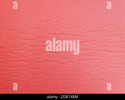 Red Polyethylene foam texture. Tourist rug. Top view Stock Photo