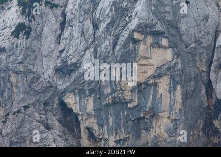 The Heathen Maiden (Slovene: Ajdovska deklica). Vršič mountain pass. Slovenia, Europe. Stock Photo