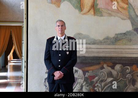 Italy, Parma, 13 july, 2020 : Colonel Giampietro Lago, Commander of R.I ...