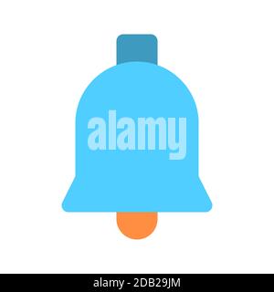bell icon vector illustration for alarm and notifications symbol isolated. perfect for user interface elements Stock Vector