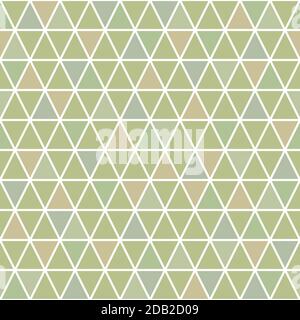 Seamless green triangle pattern. Vector background. Geometric abstract texture Stock Vector