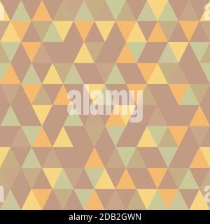 Seamless pastel triangle pattern. Vector background. Geometric abstract texture Stock Vector