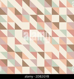 Seamless pastel triangle pattern. Vector background. Geometric abstract texture Stock Vector