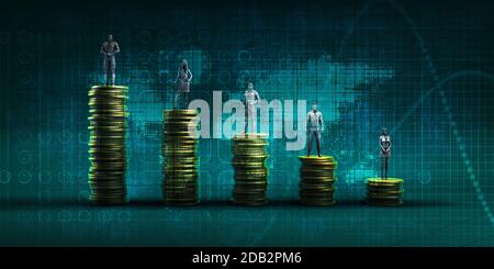 Business Management Corporate Strategy as Abstract Background Stock Photo