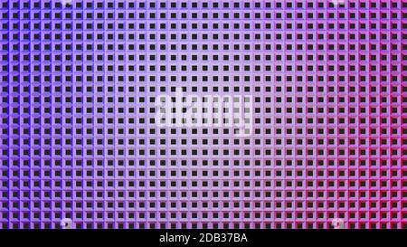Abstract 3d art background. Purple abstract background lattice neon in retro style. Stock Photo
