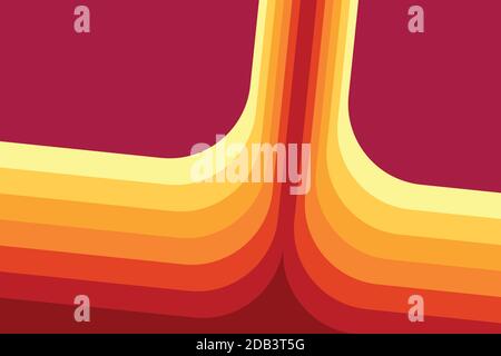vintage background warm color shades of layers Stock Vector