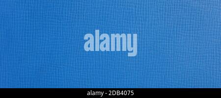 wide Blue leatherette texture useful as a background Stock Photo