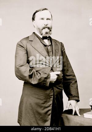 Portrait of Lieut. Gen. James Longstreet, officer of the Confederate Army. Stock Photo