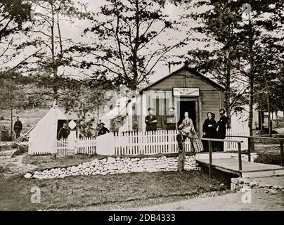 Alexandria, Virginia. Sanitary Commission lodge. Convalescent. Stock Photo