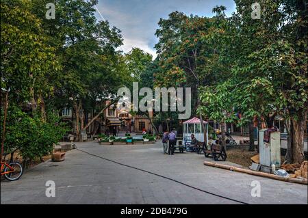 Exterior, Bazaar, Tabriz, East Azerbaijan, Iran. Unesco World Heritage Site.One of the most important commercial centres on the Silk Road. Stock Photo