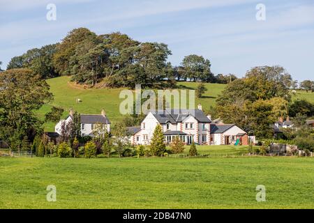The rural village of Irthington, Cumbria UK Stock Photo