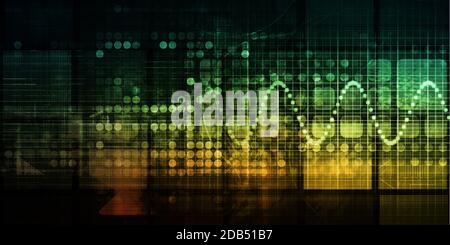 Big Data Analytics Complex Data Processing Program Stock Photo