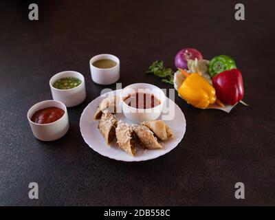 Chinese Spring rolls Stock Photo