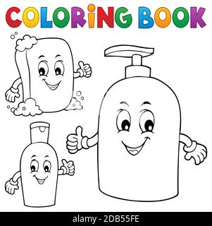 shampoo coloring pages