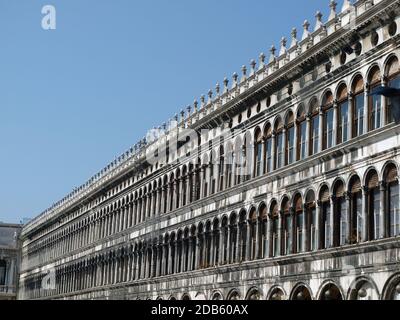 Venice - Procuratie Vecchie. Procuratie Vecchie on the north side of the St Mark's Square, Stock Photo