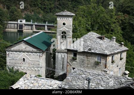 Isola Santa - The ancient medieval village. Tuscany , Italy Stock Photo