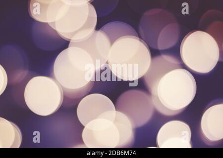 Blurred picture of christmas lights, abstract background. Stock Photo