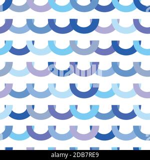 Vector seamless pattern. Festive garland. Colored elements Stock Vector