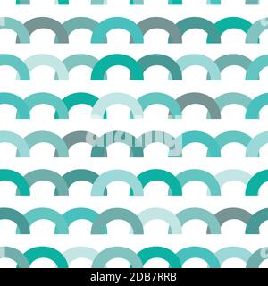 Vector seamless pattern. Festive garland. Colored elements Stock Vector