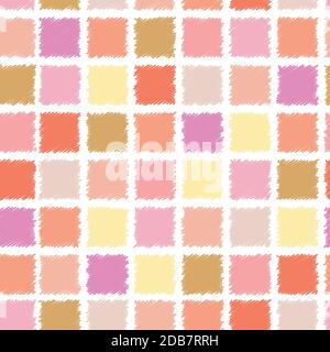 A seamless background of many multi-colored hatch Stock Vector