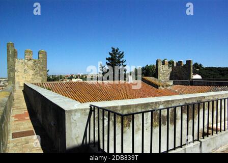 Sanluri, Sardinia, Italy. The Villasanta castle also named  Eleonora d'Arborea castle (XII century) Stock Photo