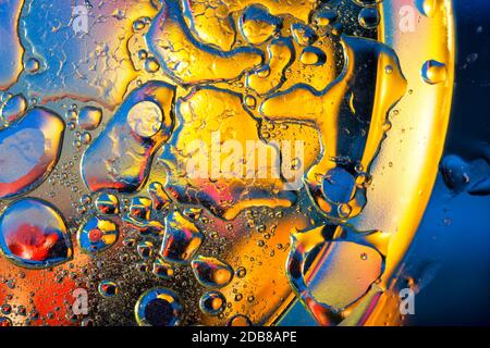 Abstract background of the yellow blue tones Stock Photo